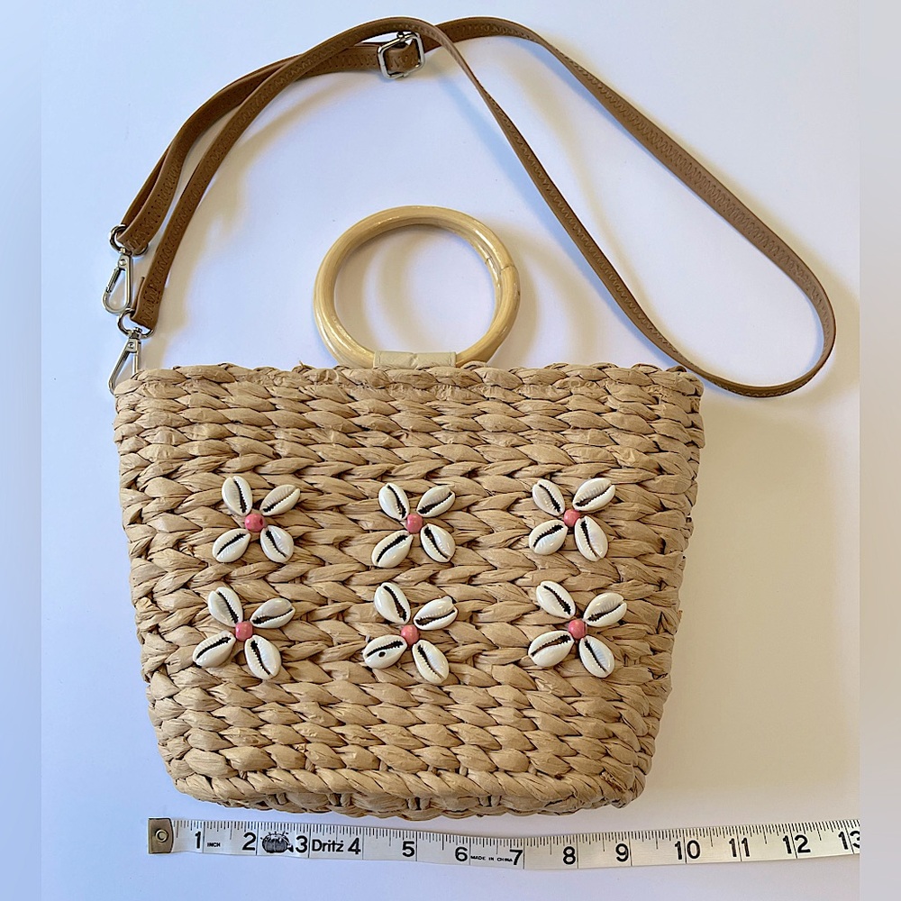 NWOT Collection 18 Straw Bag - Picture 7 of 9
